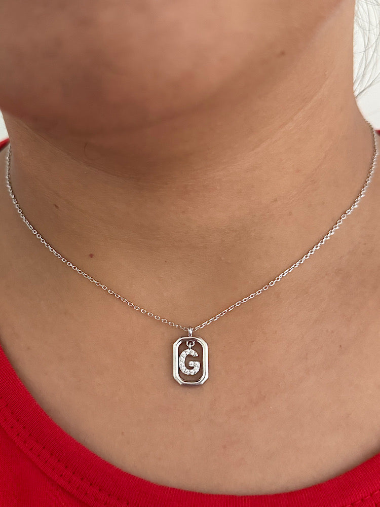 G Letter Pendant Necklace