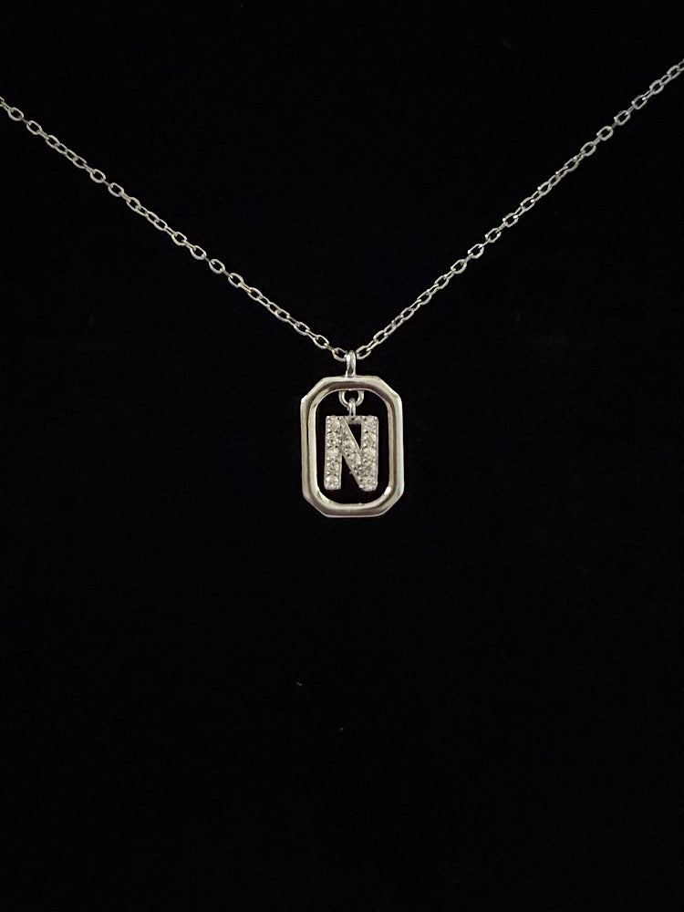 N Letter Pendant Necklace