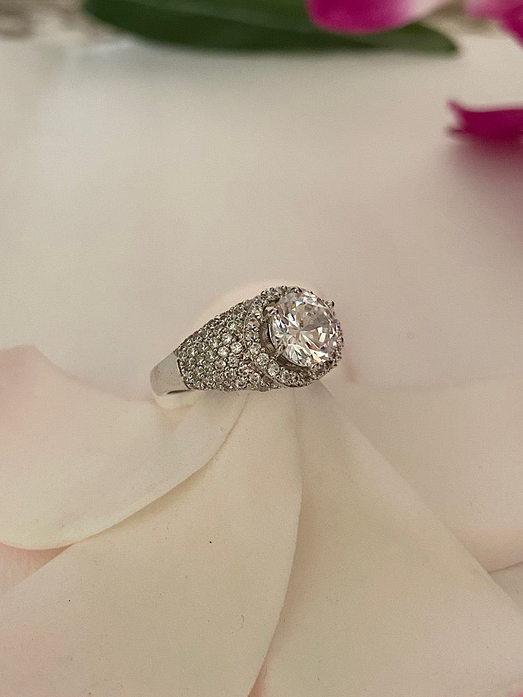 Silver Ring Solitaire Design