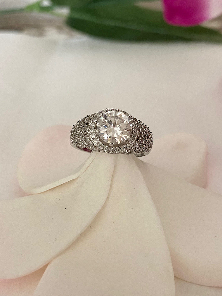 Silver Ring Solitaire Design