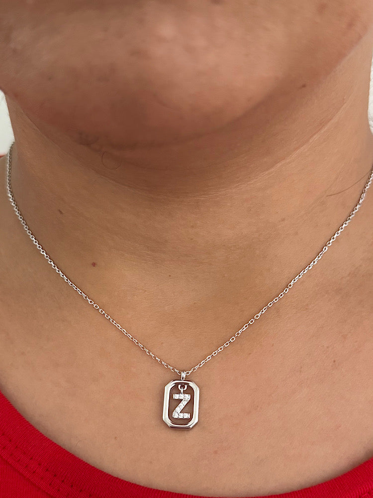 Z Letter Pendant Necklace