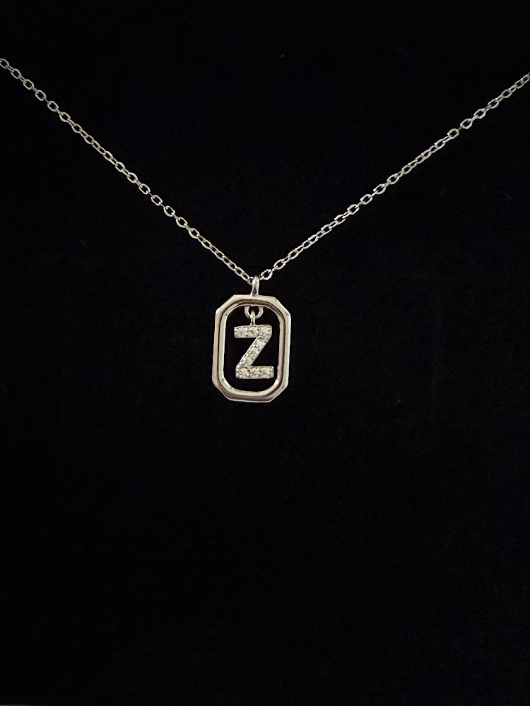 Z Letter Pendant Necklace