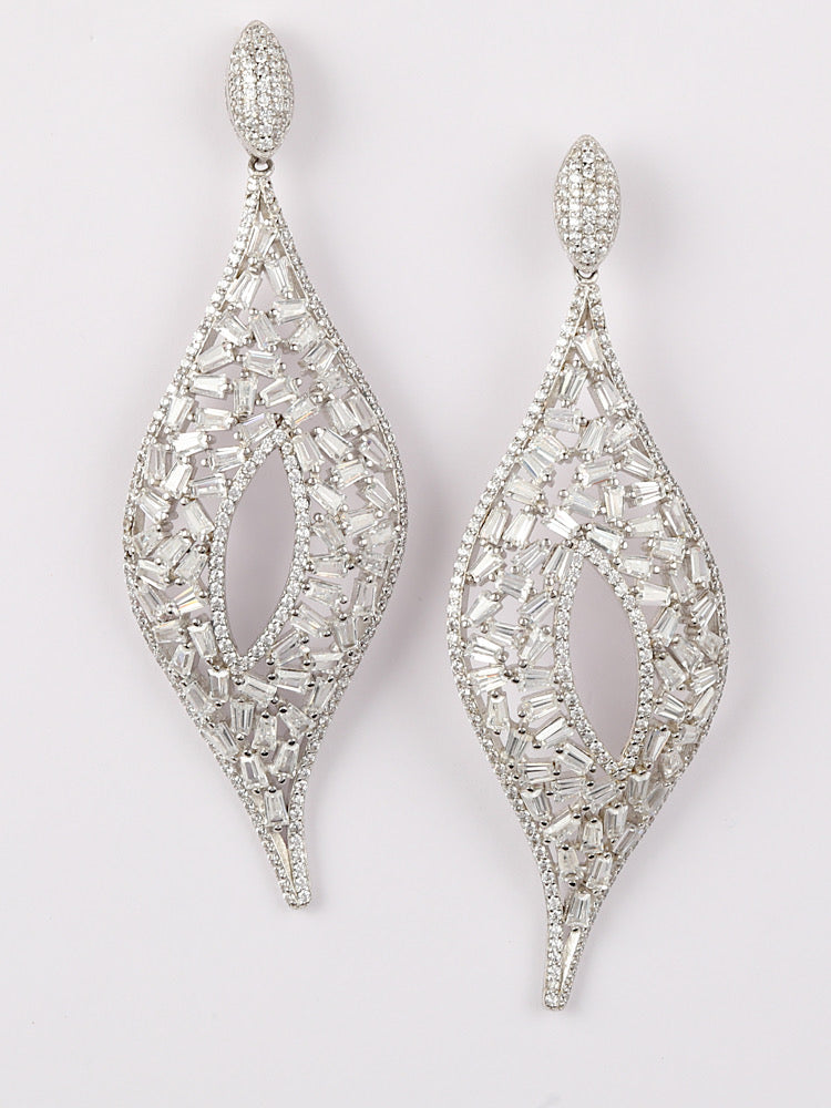 Silver Chandelier Earrings