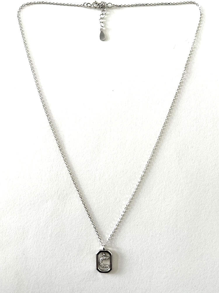 C Letter Pendant Necklace