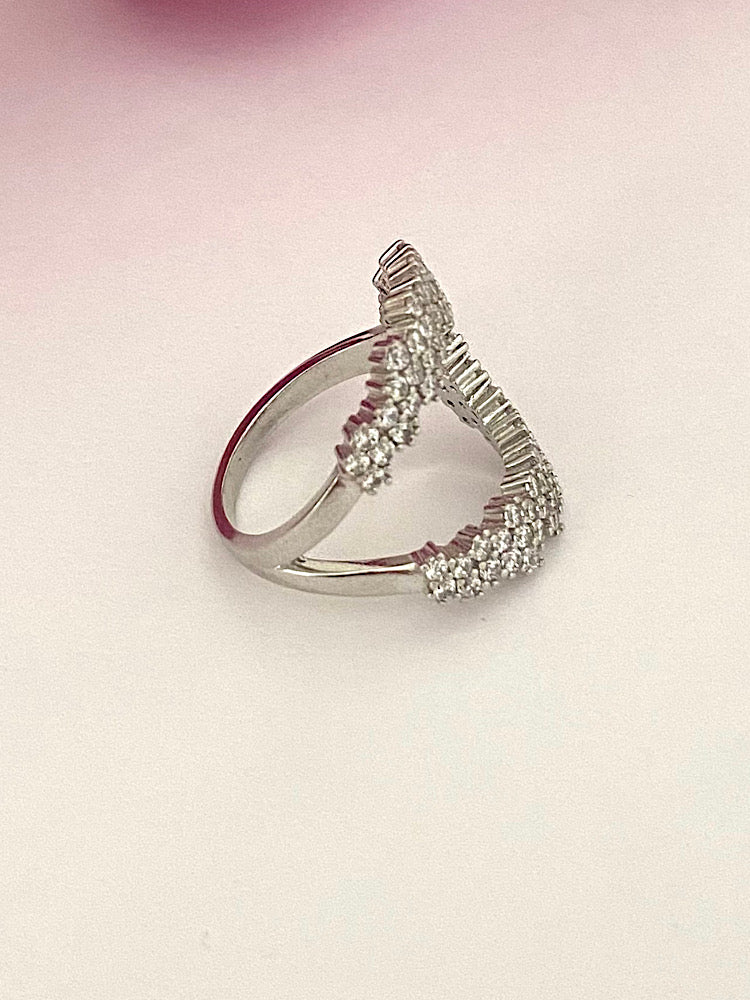 Silver Cocktail Ring