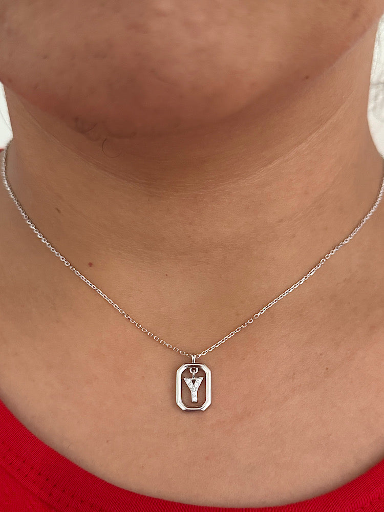 Y Letter Pendant Necklace