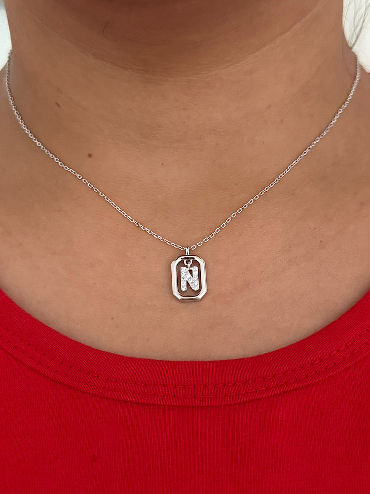 N Letter Pendant Necklace