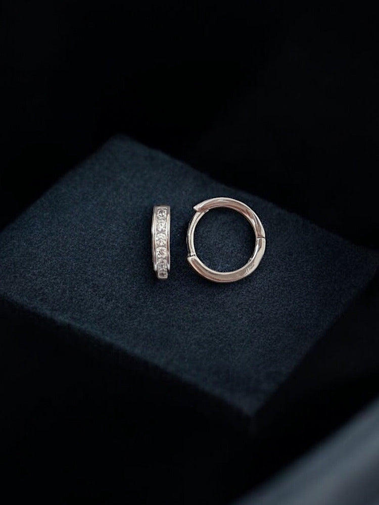 Sterling Silver Hoops Earrings