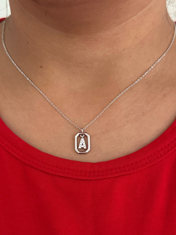 A Letter Pendant Necklace