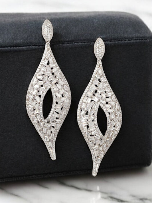Silver Chandelier Earrings