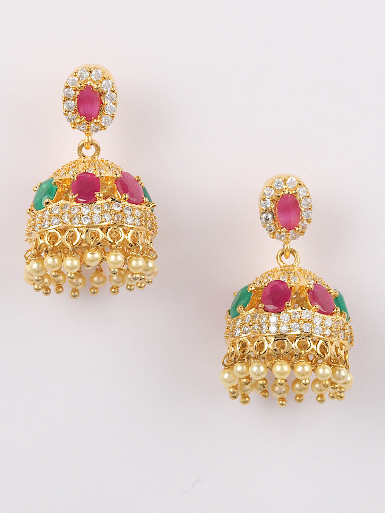 Gold Plated Jhumka Earring