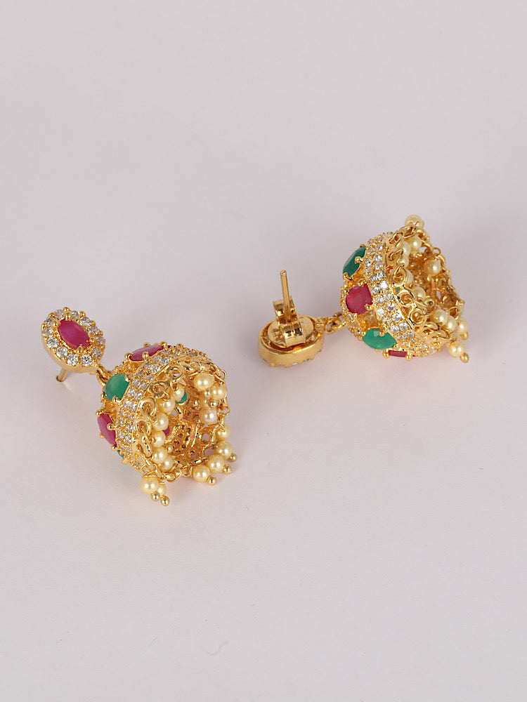 Gold Plated Jhumka Earring