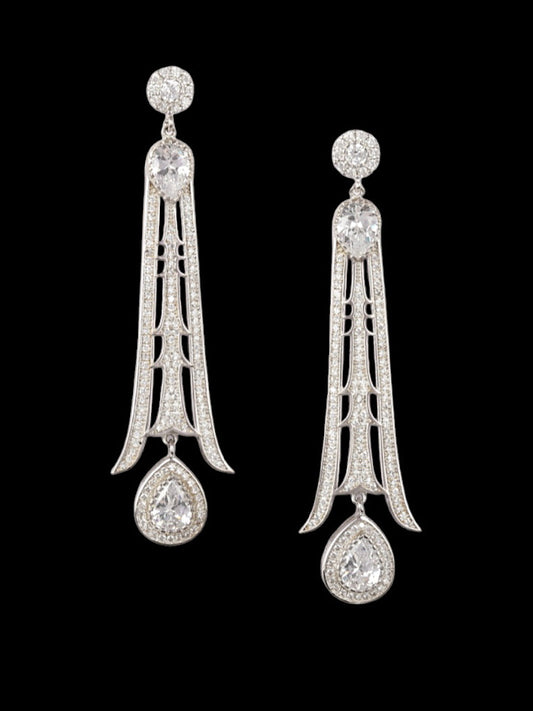 Chandelier Silver Earrings