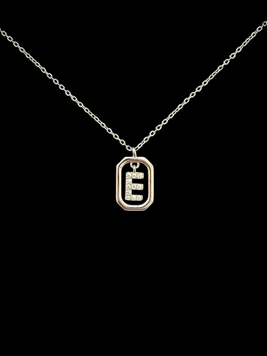 E Letter Pendant Necklace