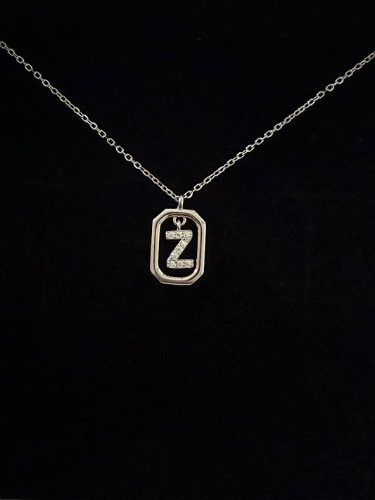 Z Letter Pendant Necklace