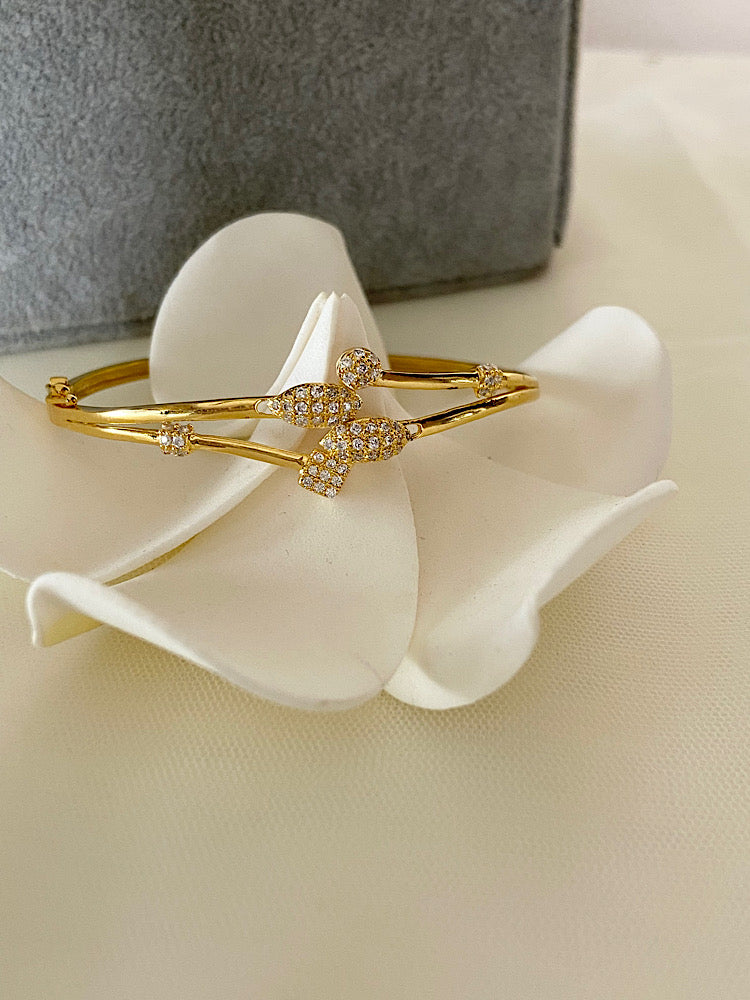 Gold Plated Design Bracelet Kada