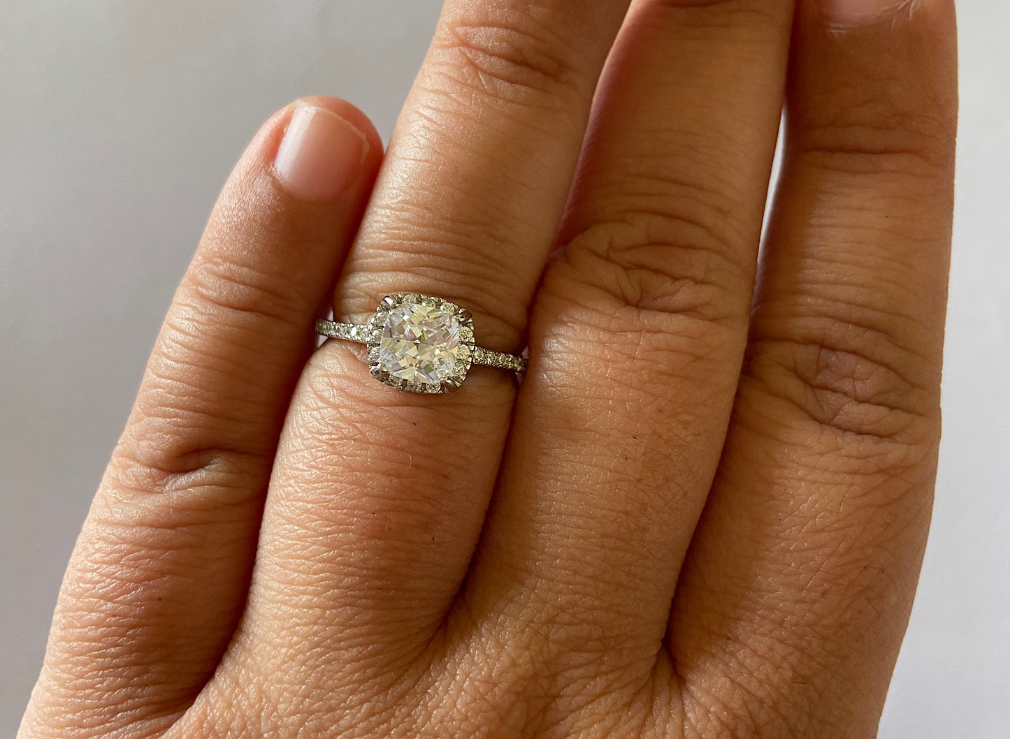 Solitaire Silver Ring